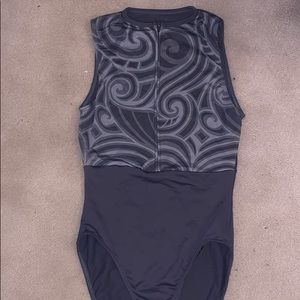 ballet rosa zip up leotard!!